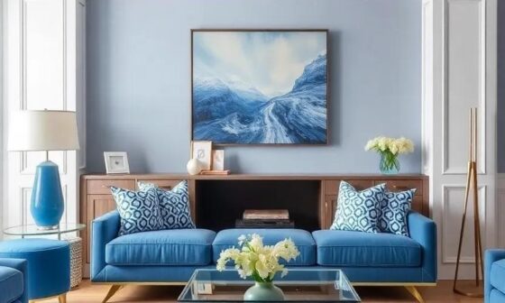 Inspired by the Cool Blue Pinterest trend 2026.
